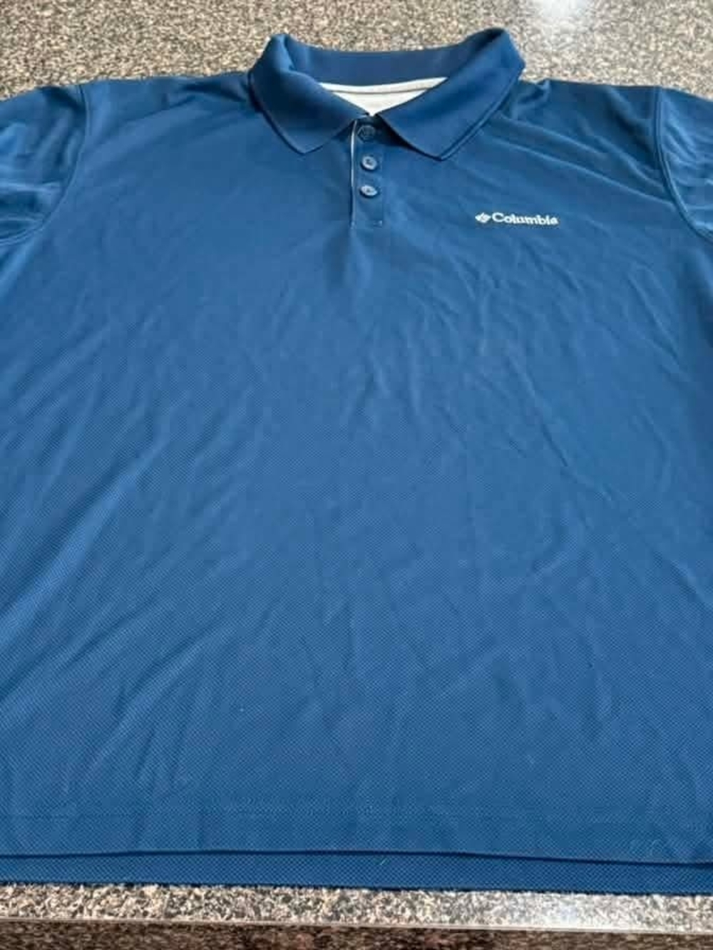 Columbia Men's Navy Blue Performance Polo